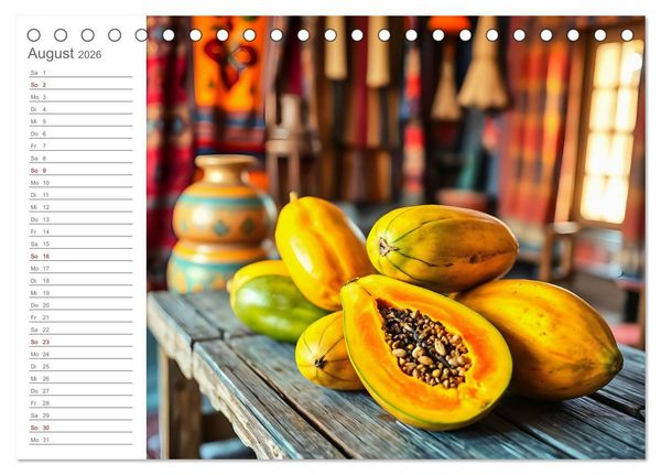 Produktbild: Superfood Vitality - Die Kraft der Superfoods in KI-Bildern (Tischkalender 2026 DIN A5 quer), CALVENDO Monatskalender