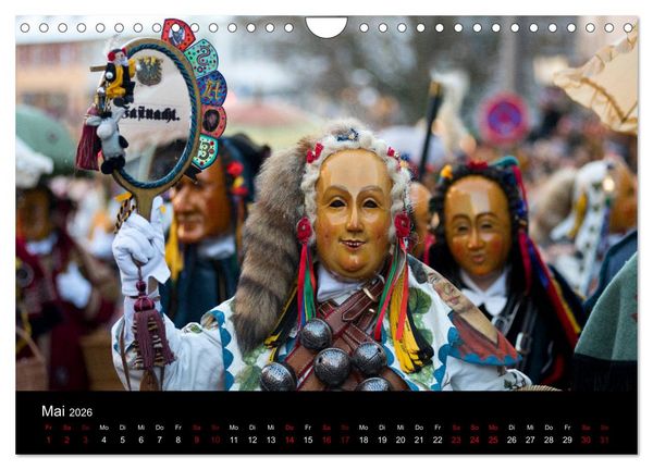 Produktbild: Die Rottweiler Fastnacht (Wandkalender 2026 DIN A4 quer), CALVENDO Monatskalender