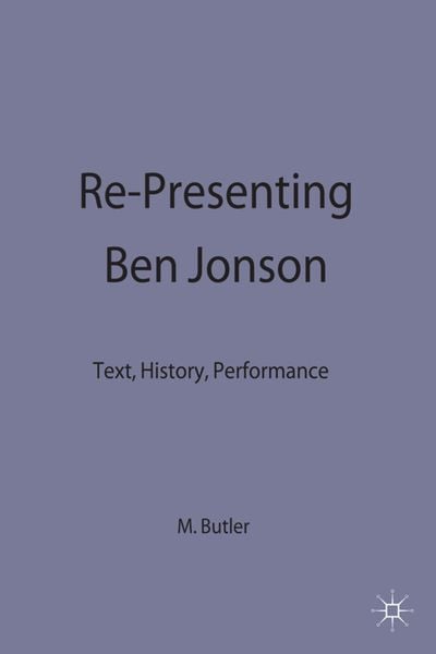 Produktbild: Re-Presenting Ben Jonson