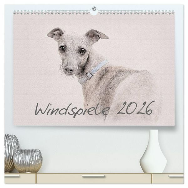 Produktbild: Windspiele 2026 (hochwertiger Premium Wandkalender 2026 DIN A2 quer), Kunstdruck in Hochglanz