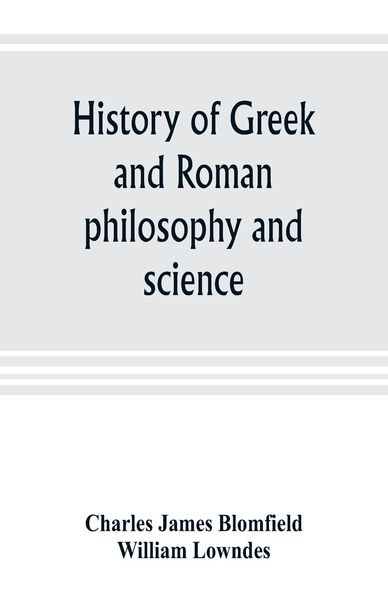Produktbild: History of Greek and Roman philosophy and science