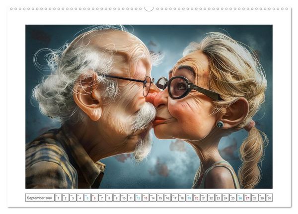 Produktbild: Alt, aber nicht leise (Wandkalender 2026 DIN A2 quer), CALVENDO Monatskalender