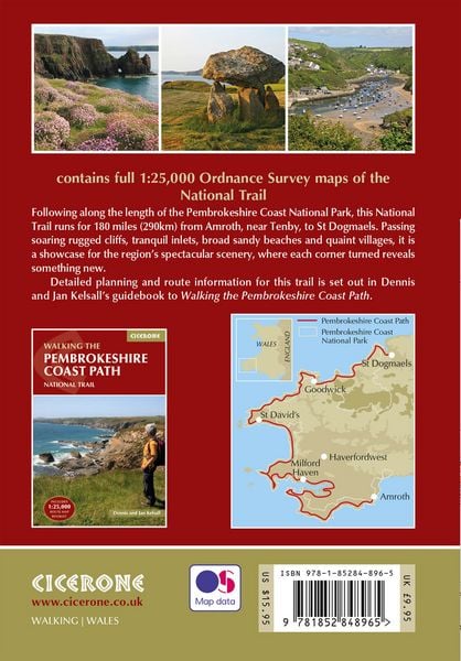 Produktbild: Pembrokeshire Coast Path Map Booklet