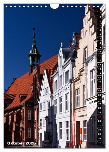 Produktbild: Zauberhaftes Wismar (Wandkalender 2026 DIN A4 hoch), CALVENDO Monatskalender