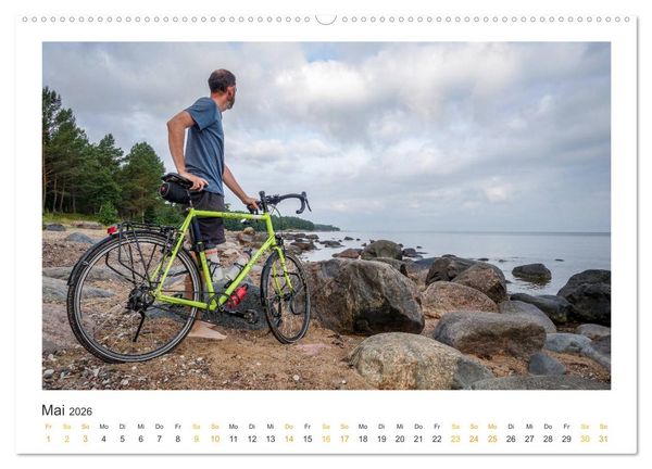 Produktbild: Radreisegl&uuml;ck Ostsee (Wandkalender 2026 DIN A2 quer), CALVENDO Monatskalender