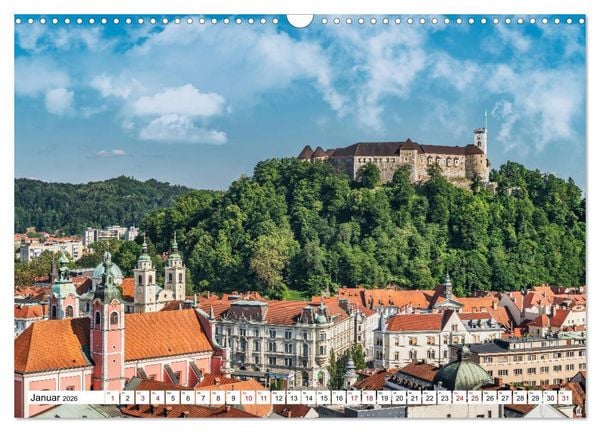 Produktbild: Ein Wochenende in Ljubljana (Wandkalender 2026 DIN A3 quer), CALVENDO Monatskalender