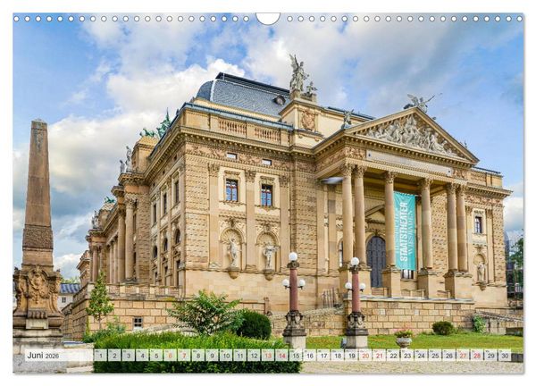 Produktbild: Wiesbaden Impressionen (Wandkalender 2026 DIN A3 quer), CALVENDO Monatskalender