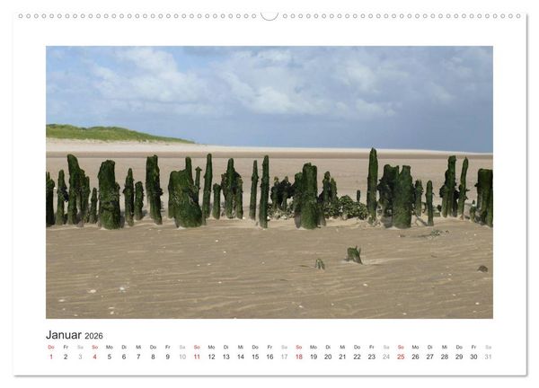 Produktbild: Wangerooge. Der Charme des Ostanlegers (hochwertiger Premium Wandkalender 2026 DIN A2 quer), Kunstdruck in Hochglanz