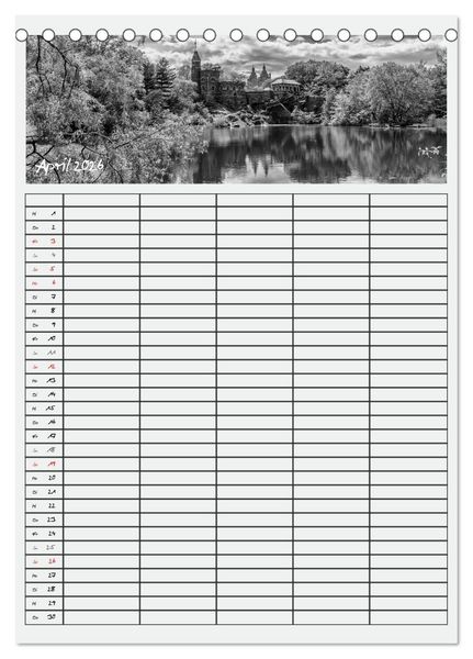 Produktbild: NEW YORK CITY Teamplaner (Tischkalender 2026 DIN A5 hoch), CALVENDO Monatskalender