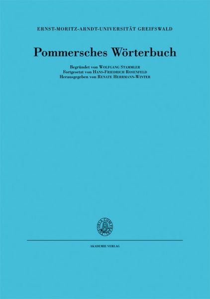 Produktbild: Pommersches W&ouml;rterbuch / Pujkn&uuml;ppel bis Ros&rsquo;
