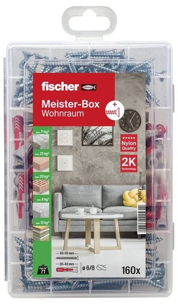Produktbild: Fischer 535972 D&uuml;bel-Sortimentsbox 1 St.