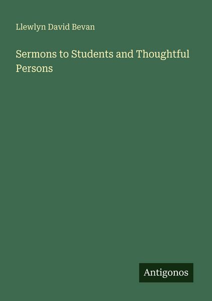 Produktbild: Sermons to Students and Thoughtful Persons