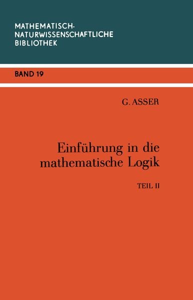 Produktbild: Einf&uuml;hrung in die Mathematische Logik