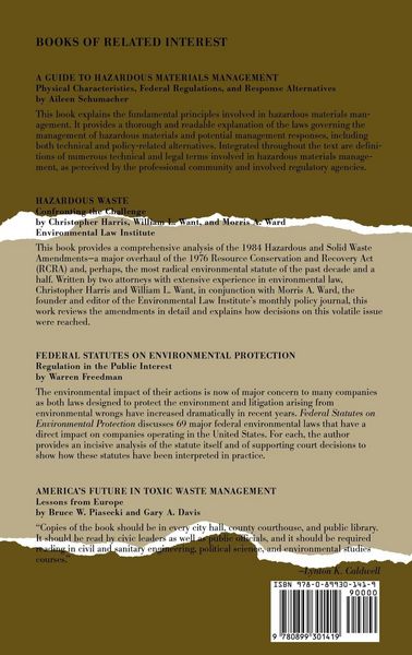 Produktbild: Pollution Law Handbook