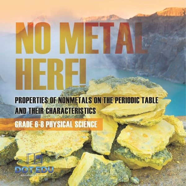 Produktbild: No Metal Here! Properties of Nonmetals on the Periodic Table and their Characteristics | Grade 6-8 Physical Science