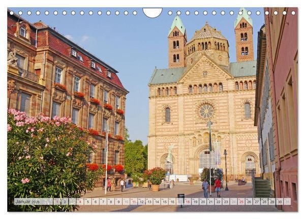 Produktbild: Speyer am Rhein. Rund um Kaiserdom und Altp&ouml;rtel (Wandkalender 2026 DIN A4 quer), CALVENDO Monatskalender