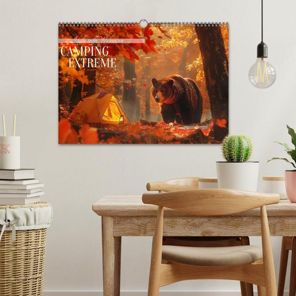 Produktbild: Camping Extreme (Wandkalender 2026 DIN A3 quer), CALVENDO Monatskalender