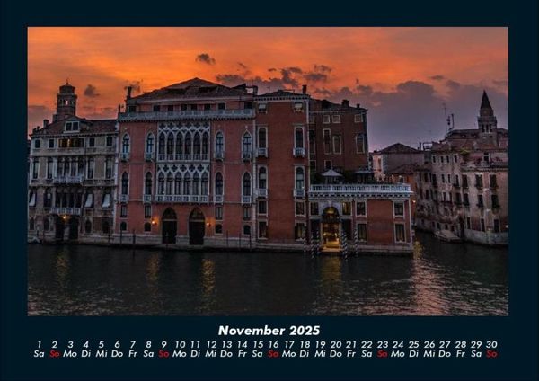 Produktbild: Venedig 2025 Fotokalender DIN A4