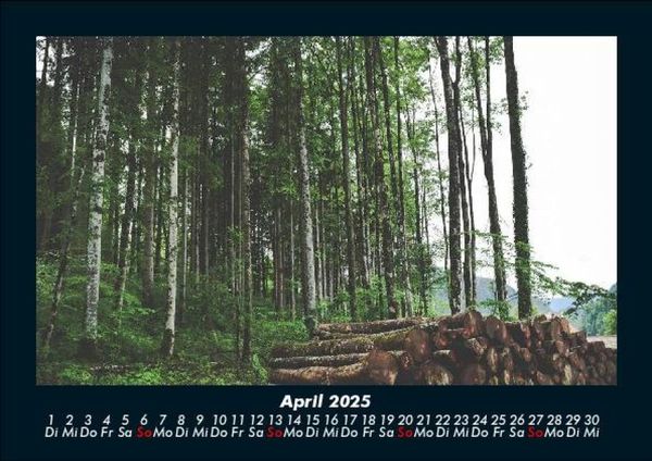 Produktbild: Landschaftskalender 2025 Fotokalender DIN A5