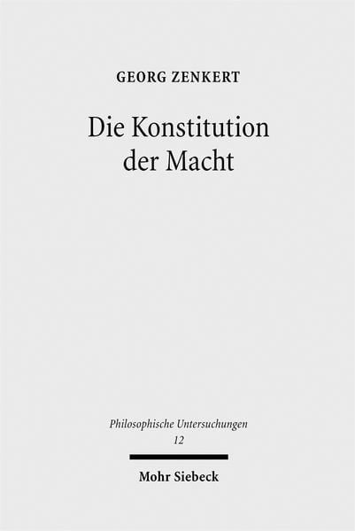 Produktbild: Die Konstitution der Macht