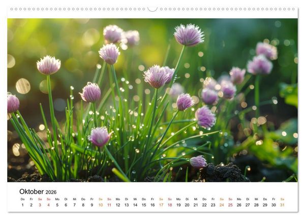 Produktbild: Gem&uuml;se f&uuml;r Gourmets (hochwertiger Premium Wandkalender 2026 DIN A2 quer), Kunstdruck in Hochglanz