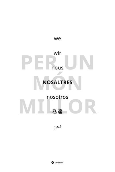 Produktbild: NOSALTRES - per un m&oacute;n millor