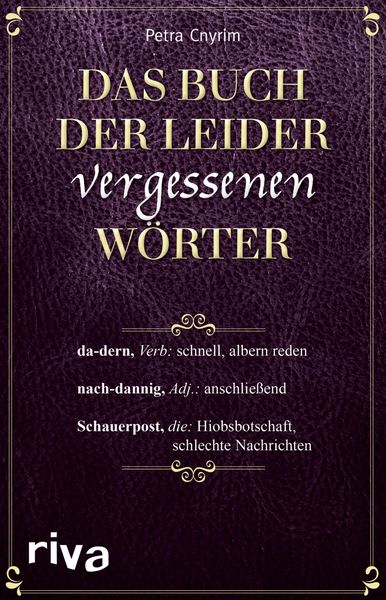 Produktbild: Das Buch der leider vergessenen W&ouml;rter
