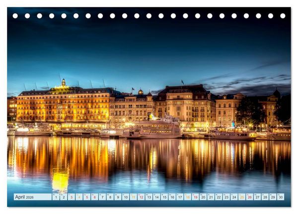 Produktbild: Stockholm - Venedig des Nordens (Tischkalender 2026 DIN A5 quer), CALVENDO Monatskalender