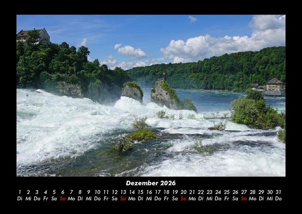 Produktbild: Wasserf&auml;lle 2026 Fotokalender DIN A3