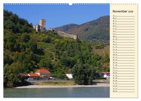 Produktbild: Die Wachau - Bezaubernde Orte an der Donau (Wandkalender 2026 DIN A2 quer), CALVENDO Monatskalender