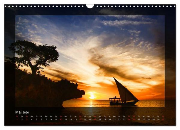Produktbild: Sansibar (Wandkalender 2026 DIN A3 quer), CALVENDO Monatskalender