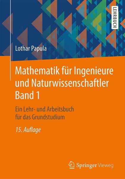 Produktbild: Mathematik f&uuml;r Ingenieure und Naturwissenschaftler Band 1