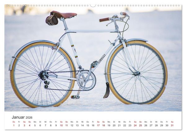 Produktbild: Stahlrenner - Rennrad-Klassiker aus Europa (hochwertiger Premium Wandkalender 2026 DIN A2 quer), Kunstdruck in Hochglanz