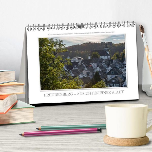 Produktbild: Emotionale Momente: Freudenberg &ndash; Ansichten einer Stadt. (Tischkalender 2026 DIN A5 quer), CALVENDO Monatskalender