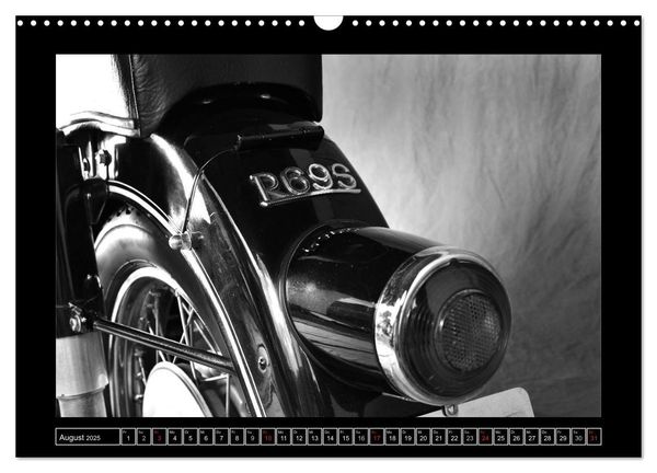 Produktbild: BMW R69S in schwarzweiss (Wandkalender 2025 DIN A3 quer), CALVENDO Monatskalender