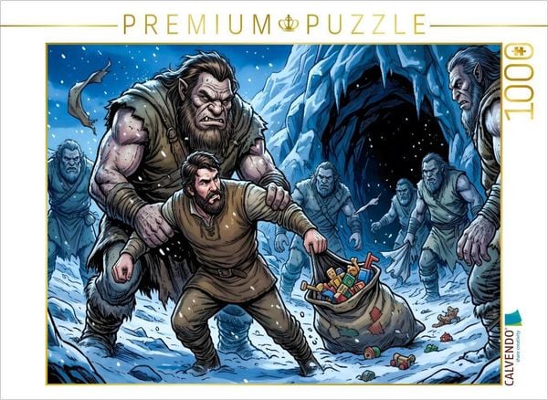CALVENDO Puzzle Die Awgwas rauben Claus und Spielzeug | 1000 Teile Lege-Größe 64 × 48 cm Foto-Puzzle für glückliche Stunden