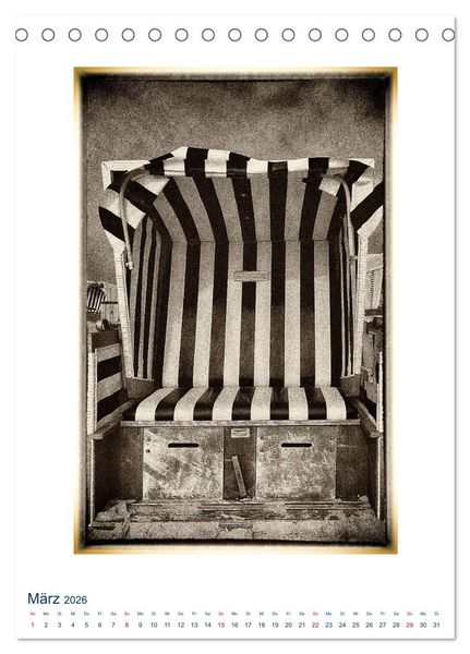 Produktbild: Nordseebrise - Bezauberndes Nordfriesland (Tischkalender 2026 DIN A5 hoch), CALVENDO Monatskalender