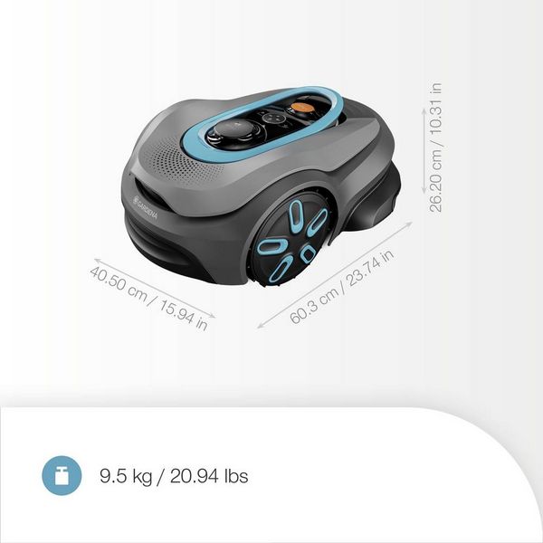 Produktbild: GARDENA 19942-20 M&auml;hroboter smart SILENO sense M&auml;hroboter Geeignet f&uuml;r Fl&auml;che max. 600m&sup2;
