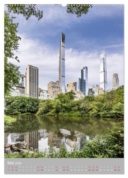 Produktbild: NEW YORK CITY Architektur und Atmosph&auml;re (Wandkalender 2026 DIN A2 hoch), CALVENDO Monatskalender