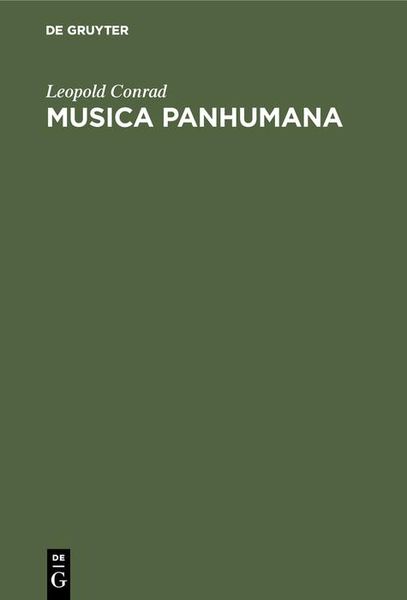Produktbild: Musica Panhumana