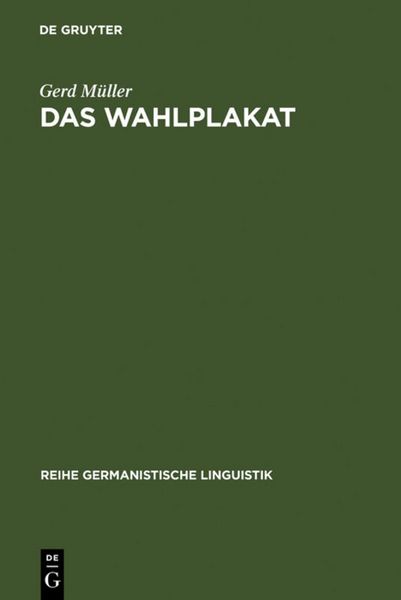 Produktbild: Das Wahlplakat