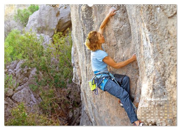 Produktbild: Bouldern: Klettern extrem (Wandkalender 2026 DIN A2 quer), CALVENDO Monatskalender