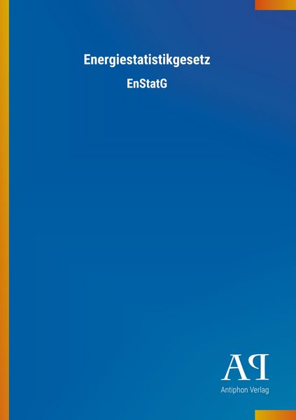 Produktbild: Energiestatistikgesetz