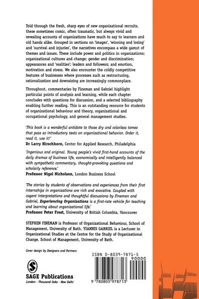 Produktbild: Experiencing Organizations