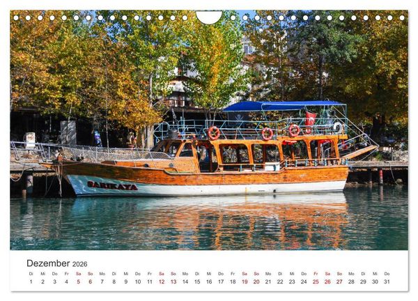 Produktbild: Flussfahrt in Manavgat (Wandkalender 2026 DIN A4 quer), CALVENDO Monatskalender