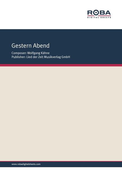 Produktbild: Gestern Abend