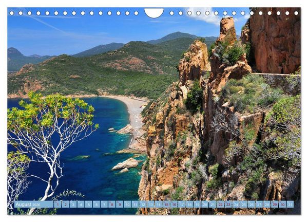 Produktbild: Korsika &ndash; die Perle im Mittelmeer (Wandkalender 2026 DIN A4 quer), CALVENDO Monatskalender