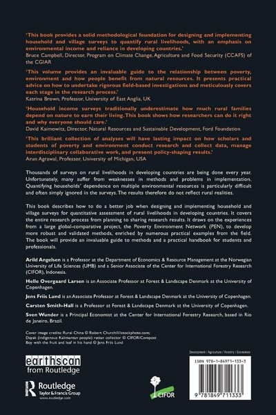 Produktbild: Measuring Livelihoods and Environmental Dependence