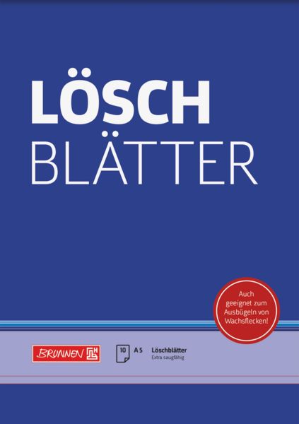 Produktbild: Brunnen L&ouml;schblattblock A5 10Bl