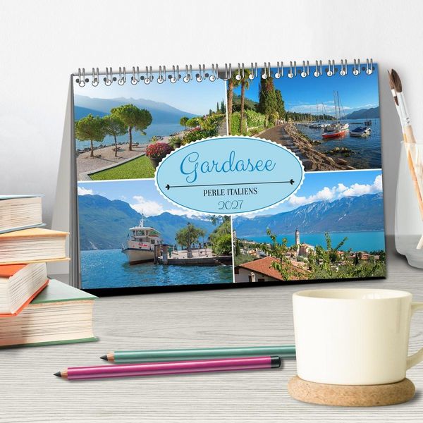 Produktbild: Gardasee - Perle Italiens (Tischkalender 2027 DIN A5 quer), CALVENDO Monatskalender